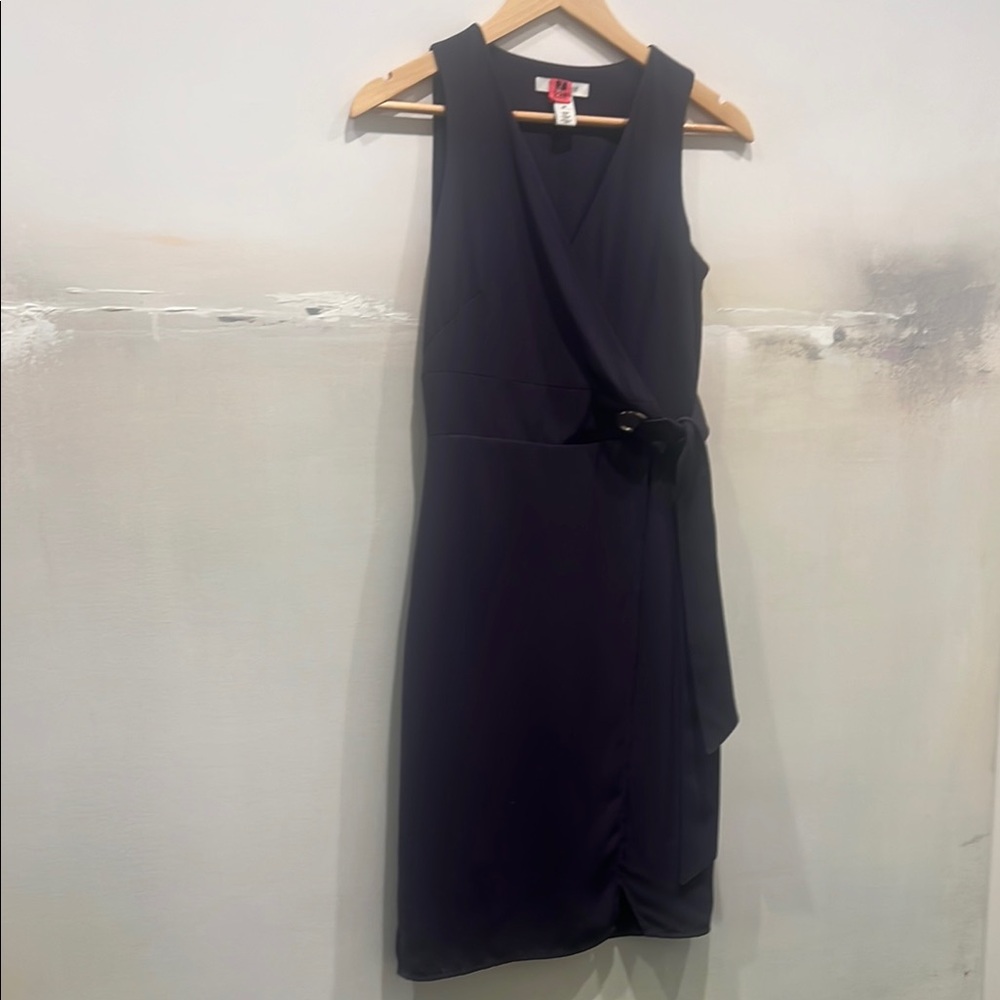 White House Black Market Navy Midi Dress